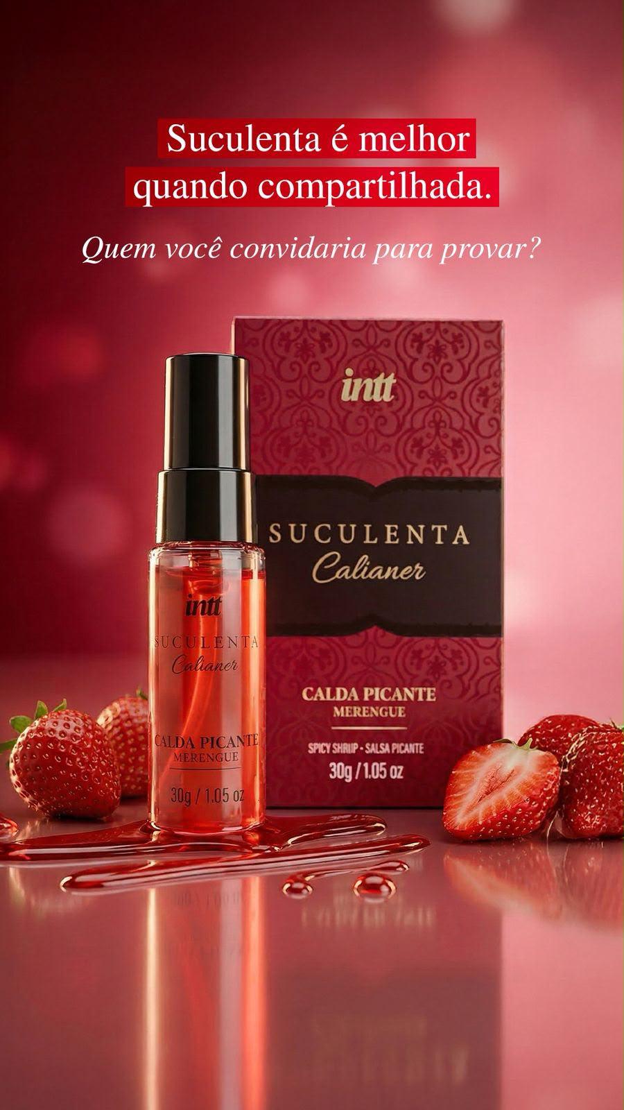 Suculenta Calda com Efeito Quente e Picante com Aroma de Merengue 30g